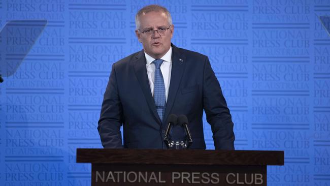 Scott Morrison is maintaining his focus on the practical concerns of people rather than ideology. Picture: NCA NewsWire/Gary Ramage