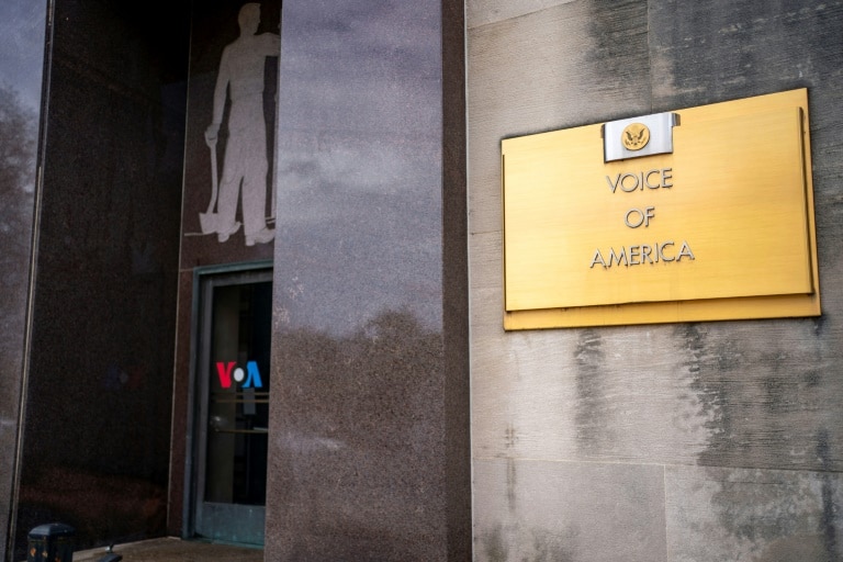 Trump admin begins mass layoffs at Voice of America