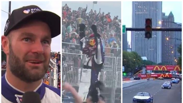 Shane van Gisbergen wins on his NASCAR debut
