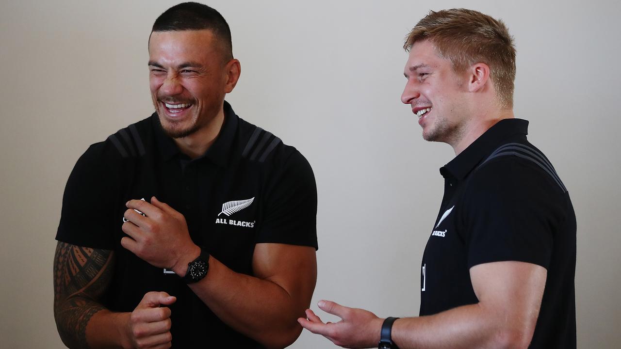 Sonny Bill Williams and Jack Goodhue.