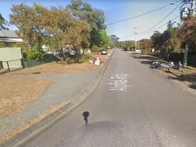 Carter stabbed the man in Alpha Rd, Woy Woy, on September 19 last year. Picture: Google