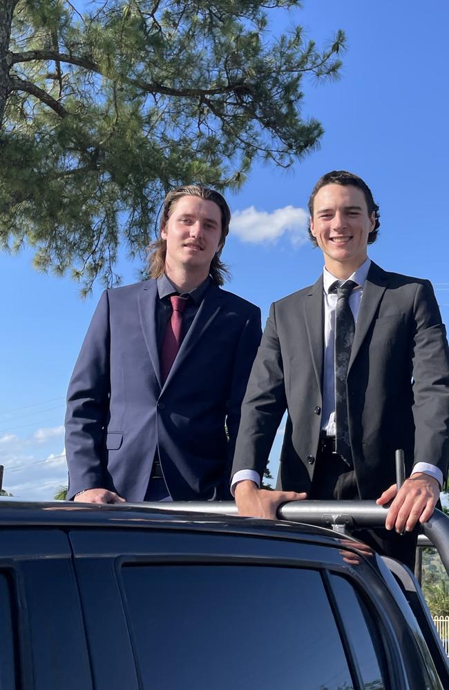 Angus Enever and Jayden Power at Richmond River's Year 12 Formal.