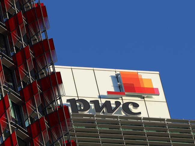 SYDNEY, AUSTRALIA - NewsWire Photos JUNE 20, 2023: PWC, Price Water House Coopers signage on a building in  BarangarooPicture: NCA NewsWire / Damian Shaw