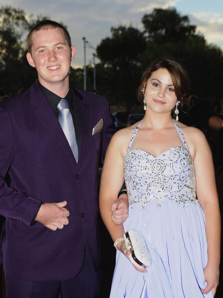 Connor Donaldson and Emily Lightower at the 2013 St Philip’s College formal at the Alice Springs Convention Centre. Picture: PHIL WILLIAMS / NT NEWS