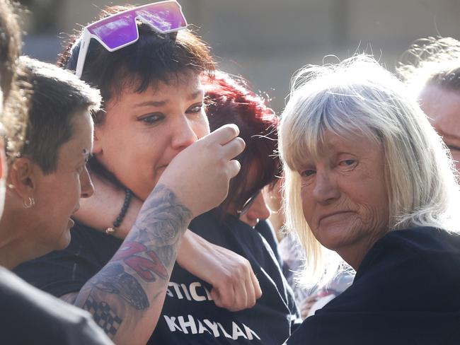 Maddison Butler mother of Khaylan after the sentence was handed down.  Sentence for Daniel John Ridgers  in relation to the manslaughter death of 10 month old Khaylan Shayne Butler.  Picture: Nikki Davis-Jones