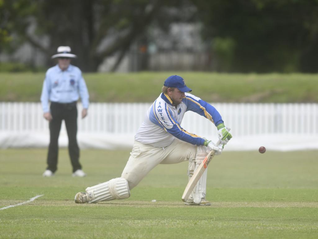 Action in NCCC Premier League between Harwood and Sawtell at Harwood Oval. Photos: Adam Hourigan