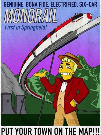 The monorail put Sydney on the map - for a time.