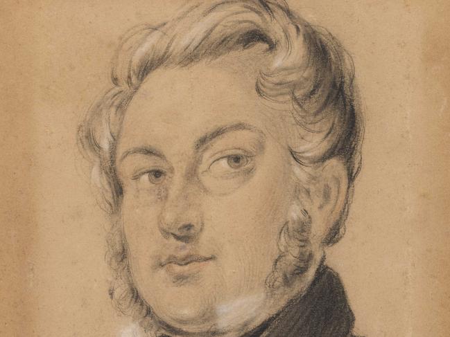 Charles Rodius, Self Portrait, c 1849, courtesy of National Portrait Gallery, Australia