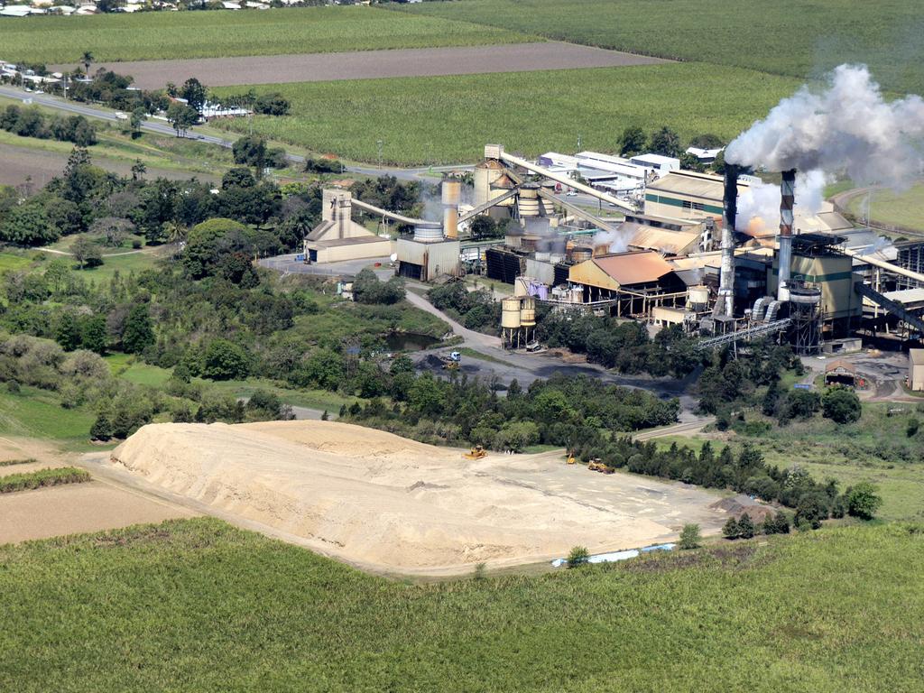 The incident occurred near the Mackay Sugar's Racecourse Mill. Supplied by Mackay Sugar