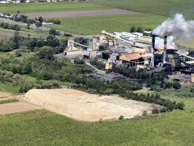 The incident occurred near the Mackay Sugar's Racecourse Mill. Supplied by Mackay Sugar