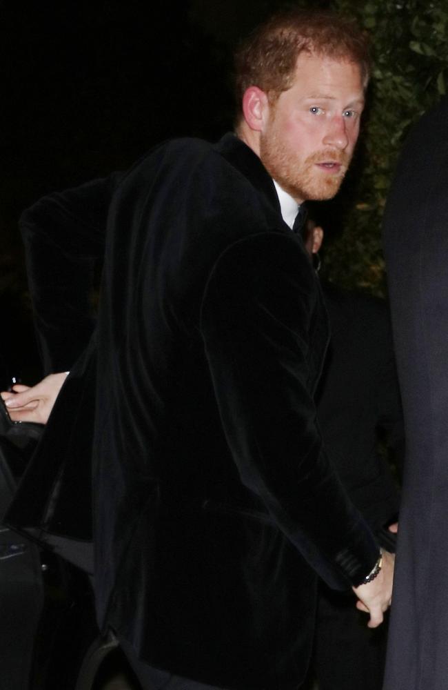 Prince Harry enters through the rear loading dock of the Beverly Hilton Hotel without Meghan Markle to attend the 21st Annual Living Legends of Aviation Awards. Pictured: KarlLarsenPRphotos / BACKGRID