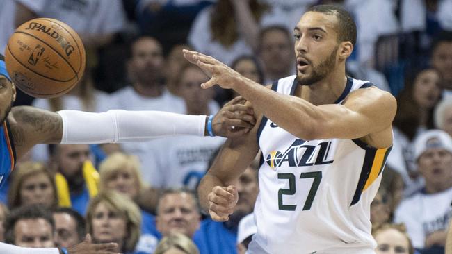 No one is expected to challenge stopper Rudy Gobert in the Defensive Player of the Year award. Picture: Getty Images/AFP