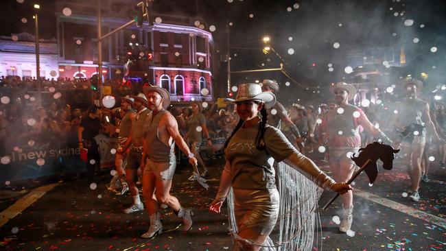 2028 will mark the 50th anniversary of the first Sydney Gay and Lesbian Mardi Gras in 1978, which ended with 53 participants being arrested and beaten by police. Photo: Roni Bintang / Getty Images