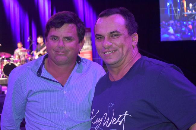 Wayne Andrews and Clynton Benson at the Mackay Australia Day awards at the MECC on January 25, 2022. Picture: Lillian Watkins