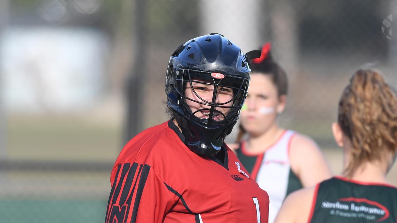 HOCKEY RHA Cup 2020 Div 1 Women's grand final: Frenchville's goalie