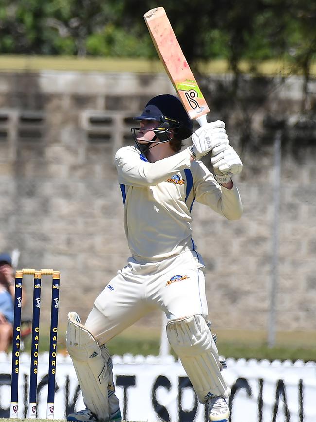 Sandgate Redcliffe batsman Liam Mills Cricket Sandgate Redcliffe V Valley Saturday September 30, 2023. Picture, John Gass