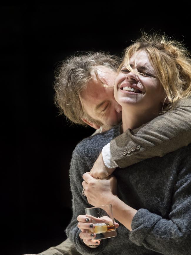 Onstage with Billie Piper in the National Theatre production of Yerma.