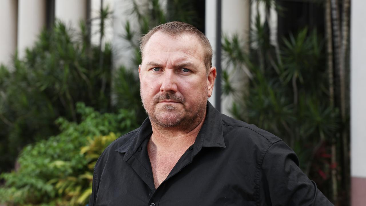 Kodi Matthews, outside the Cairns Supreme Court, after the sentencing of a teenager who murdered his uncle Richard Matthews, said he wished the ‘Adult Time Adult Crime’ provisions had been in place. Picture: Brendan Radke