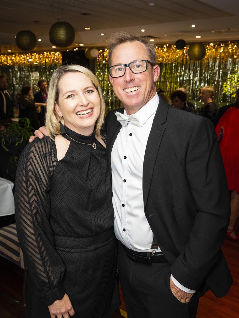 Rachel and Campbell Lane as Centro Italian Ristorante at Toowoomba Central Plaza opens with a Gatsby cocktail party, Friday, May 12, 2023. Picture: Kevin Farmer