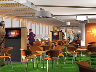 Artist's impressions of the Spirit of Tasmania refurbishment - Family Lounge.