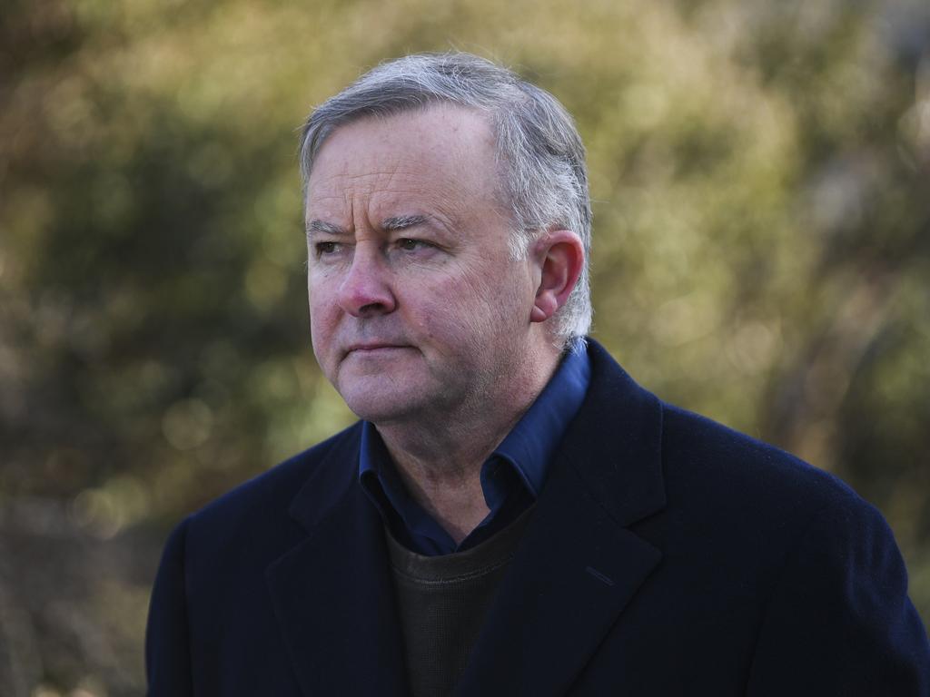 Australian Opposition Leader Anthony Albanese last week. Picture: Lukas Coch