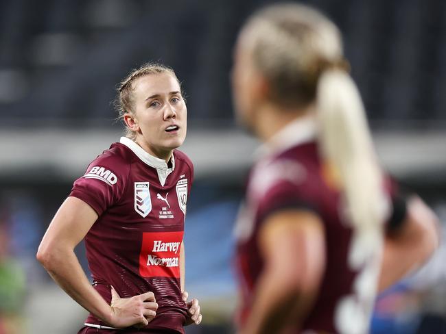 Tamika Upton was a standout for the Maroons in this year’s State of Origin series. (Photo by Mark Kolbe/Getty Images)