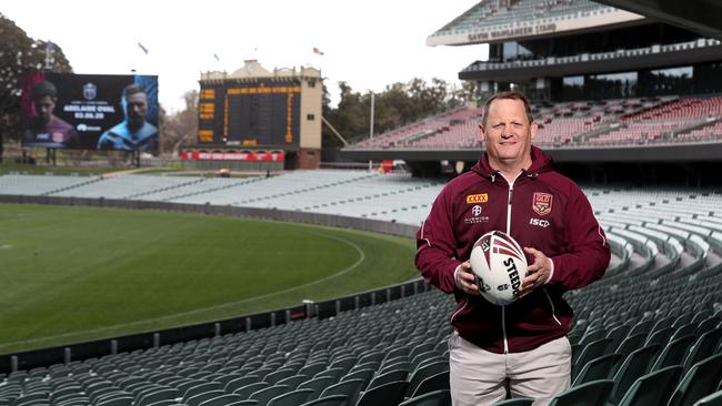 Queensland State of Origin Coach Kevin Walters poses at Origin venue in waiting Adelaide Oval.