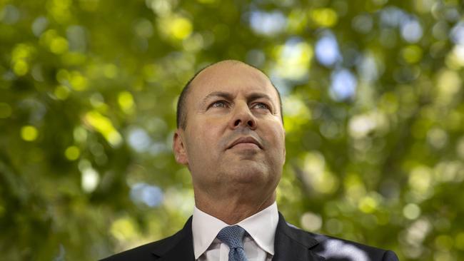 CANBERRA, AUSTRALIA- NewsWire Photos FEBRUARY 17, 2021: The Treasurer Josh Frydenberg, during a press conference in Parliament House Canberra. Picture: NCA NewsWire/Gary Ramage
