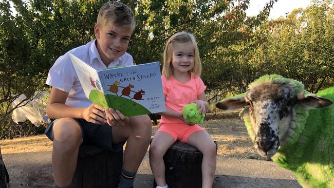 Keagan Wallace has been reading to younger children since Year 5 after he became an ambassador for International Read to Me Day. Picture: Supplied.