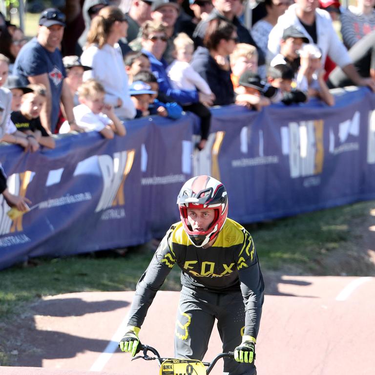 Nerang BMX national series this weekend. Photo of James Lautier in the 17-24 mens final. Photo by Richard Gosling