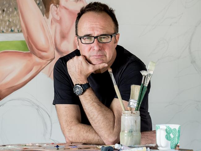 <i>Herald Sun</i> cartoonist Mark Knight. Picture: Jake Nowakowski