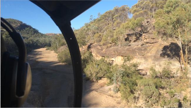 Searchers are desperately trying to find grazier Charles Morton, who vanished on his 40,000ha property, Strathtay Station. The vast terrain is heavily wooded, and has sharp basalt landscape features, rocky outcrops, dry creek beds and long stretches of grazing country.