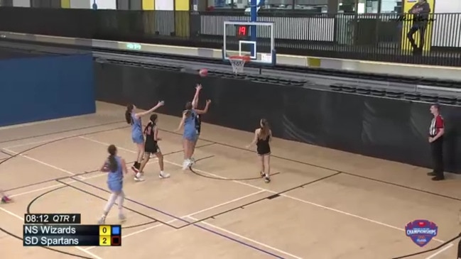 Replay- Basketball Queensland Under-16 State Championships -  Northside Wizards vs Southern Districts Spartans