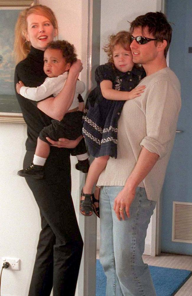 Nicole Kidman and husband Tom Cruise adopted Bella in 1992 and Connor in 1995. Picture: Getty Images.