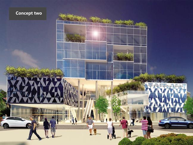 Gosford Regional Library concept plan two was a popular choice among councillors