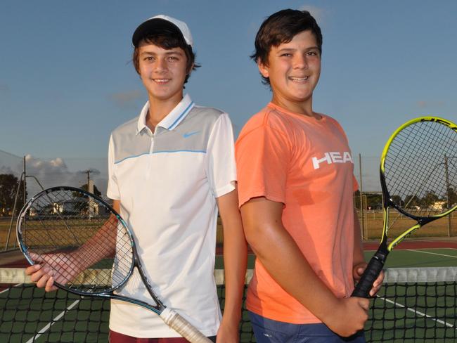 Jack and Adam (R) Walton in their younger days.