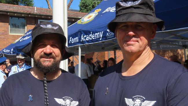 (L-R) Senior Assistant Superintendent Andrew Fileman and Northern Region Custodial Director Hamish Shearer. Picture: Alexi Demetriadi