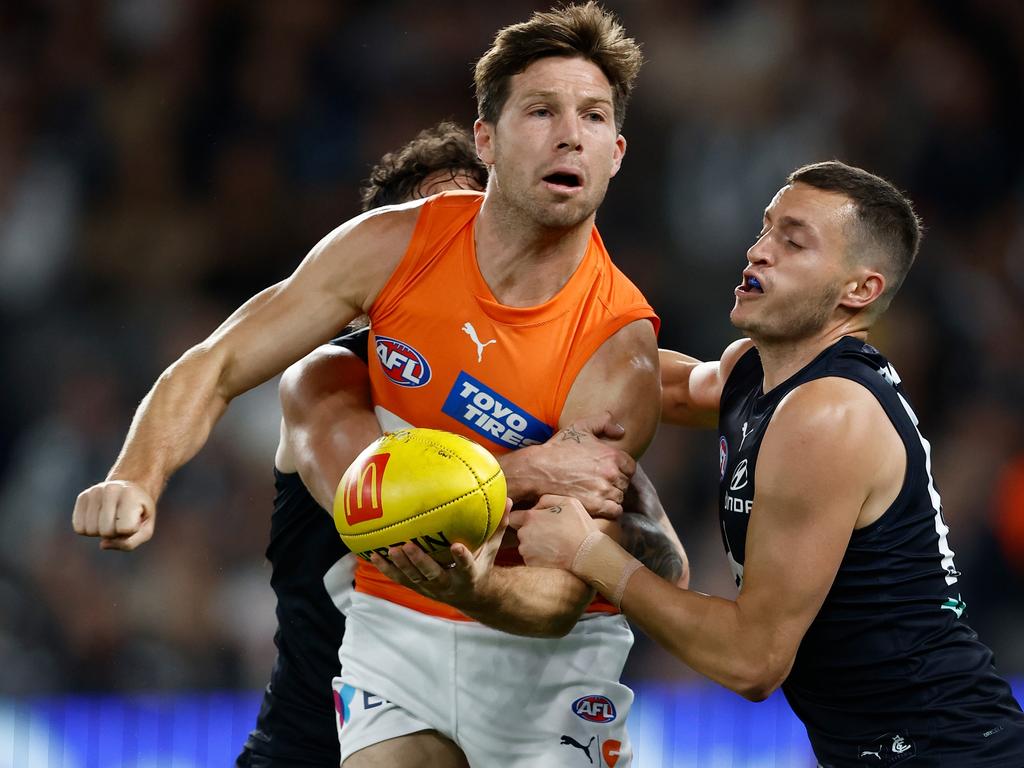 Toby Greene isn’t hitting the scoreboard as much as he can. Picture: Getty Images