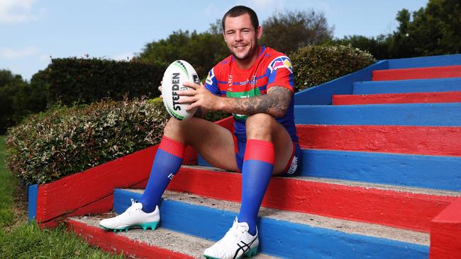 Klemmer is excited by his prospects in red and blue. (Brett Costello)