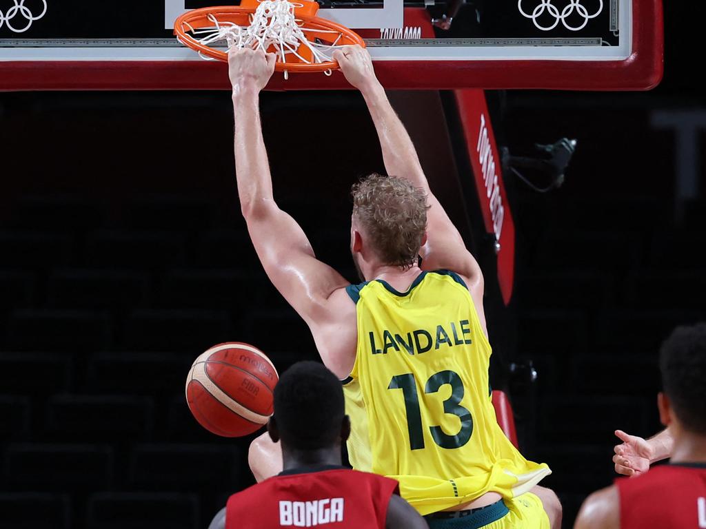 Aron Baynes’ absence has put pressure on Jock Landale.