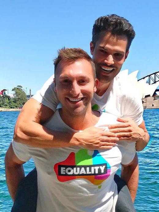 Ryan Channing and Ian Thorpe were vocal advocates for the marriage equality campaign. Picture: Instagram