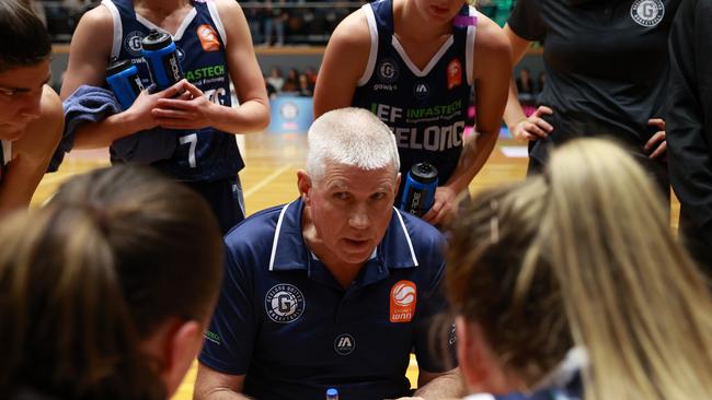 Geelong United coach Chris Lucas. Picture Kelly Defina/Getty Images.