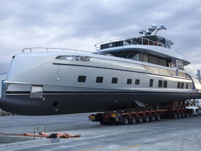 Porsche have launched their new yacht worth $21 million. Picture: Dynamiq