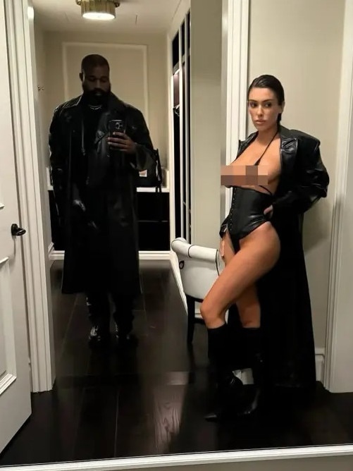 West and the Aussie architect secretly married in December 2022. Picture: kanyewest/Instagram