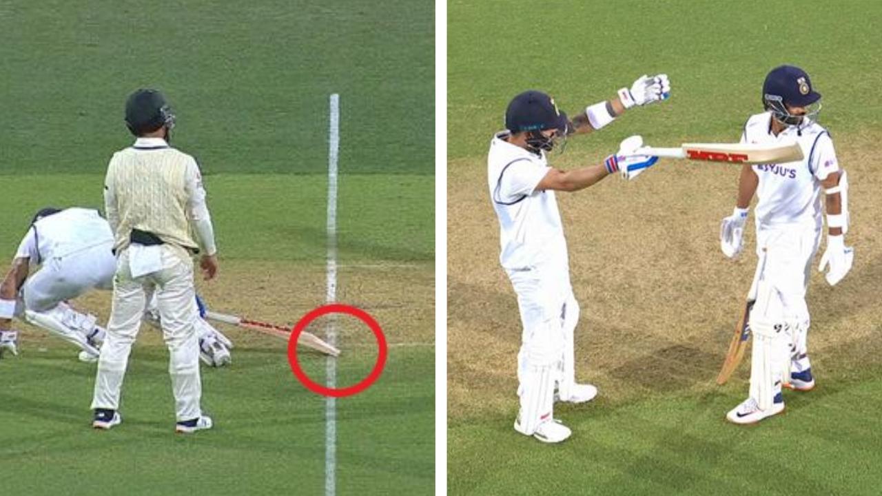 Virat Kohli wasn't happy with the short run.