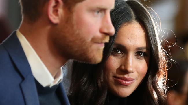 EDINBURGH, SCOTLAND - FEBRUARY 13:  Prince Harry and Meghan Markle attend a reception for young people at the Palace of Holyroodhouse on February 13, 2018 in Edinburgh, Scotland.  (Photo by Andrew Milligan - WPA Pool/Getty Images)