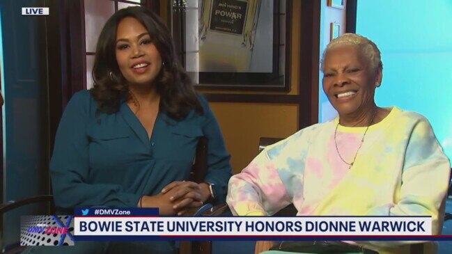 Bowie State University honors Dionne Warwick