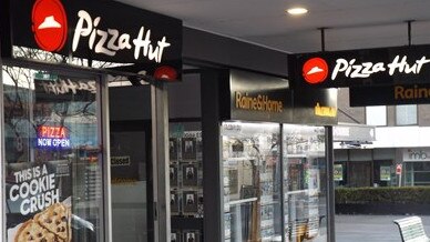 Rodney Sims was picking up an order from Pizza Hut in Nowra, when he fell over.