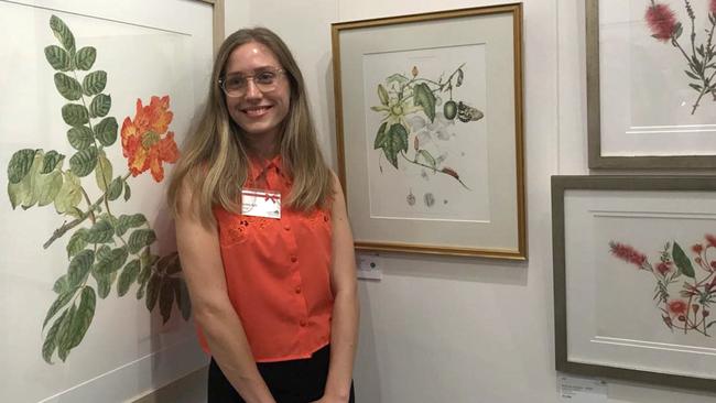 Ingleburn natural history illustrator Esther Bolz is displaying her work at the Royal Botanic Garden Sydney.