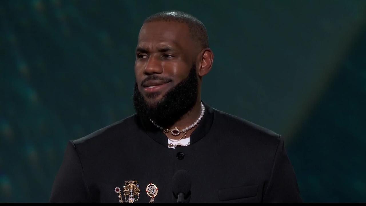 LeBron James at the ESPYs.